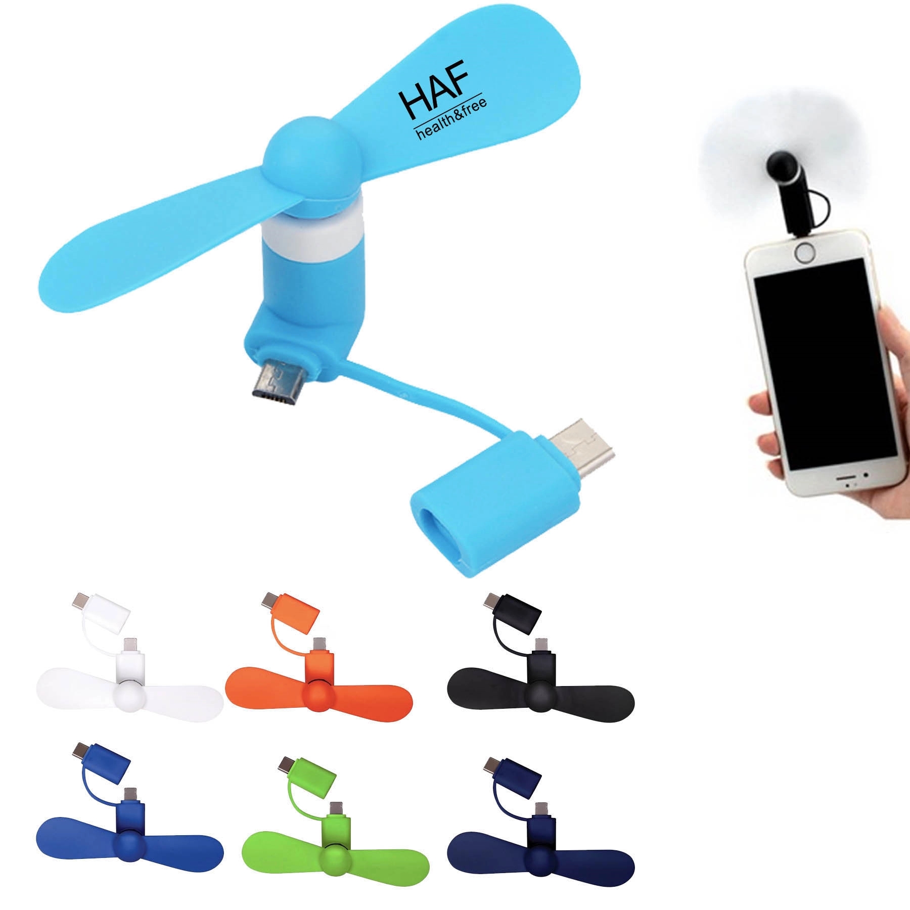Mobile Phone 3-in-1 USB Fan 2