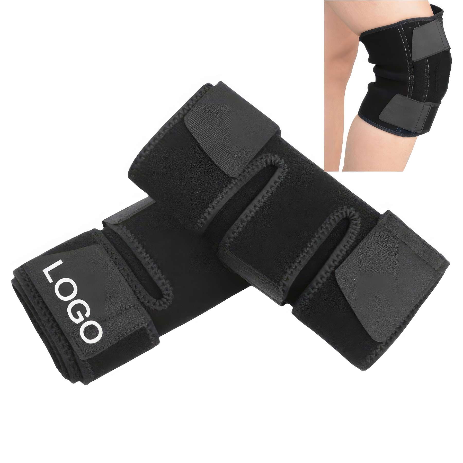 Adjustable Open-Patella Knee Support for Men Women 2