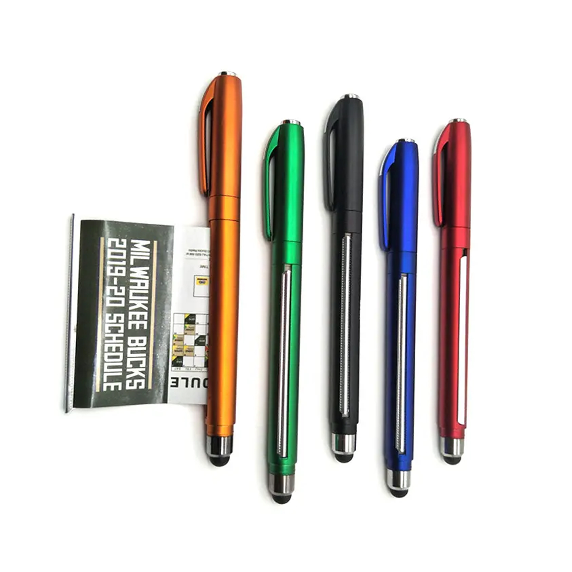 Metallic Banner Pen with Stylus 3