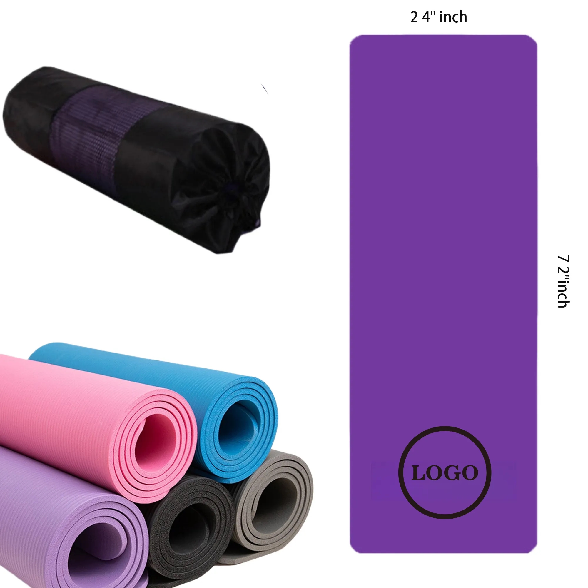 Thick 8mm NBR Yoga Mat MOQ20 5