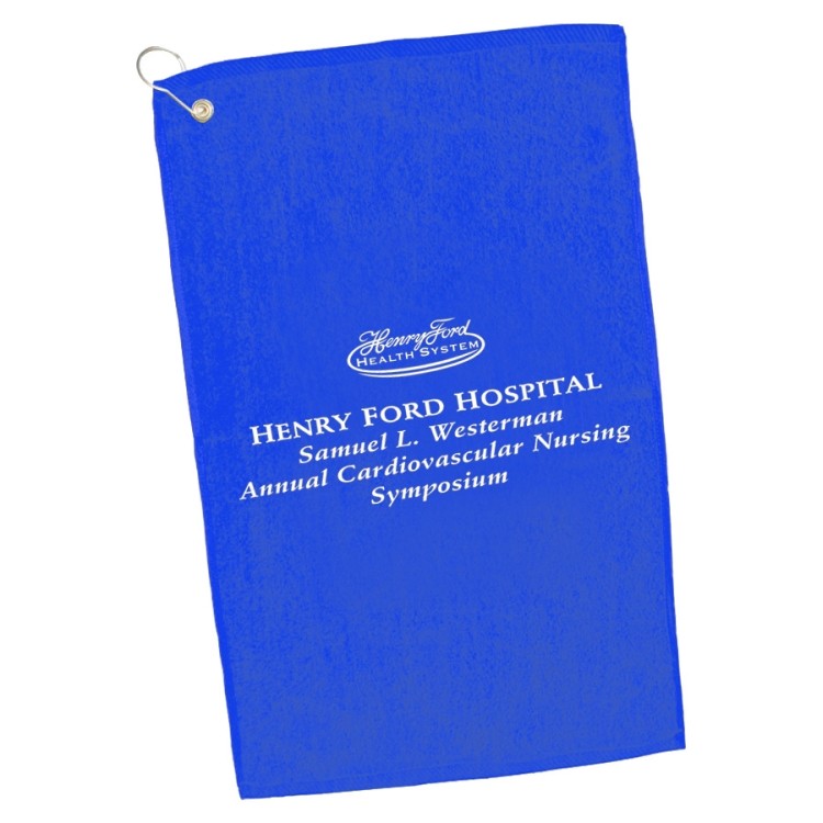 Colored Hand Towel Hemmed 17