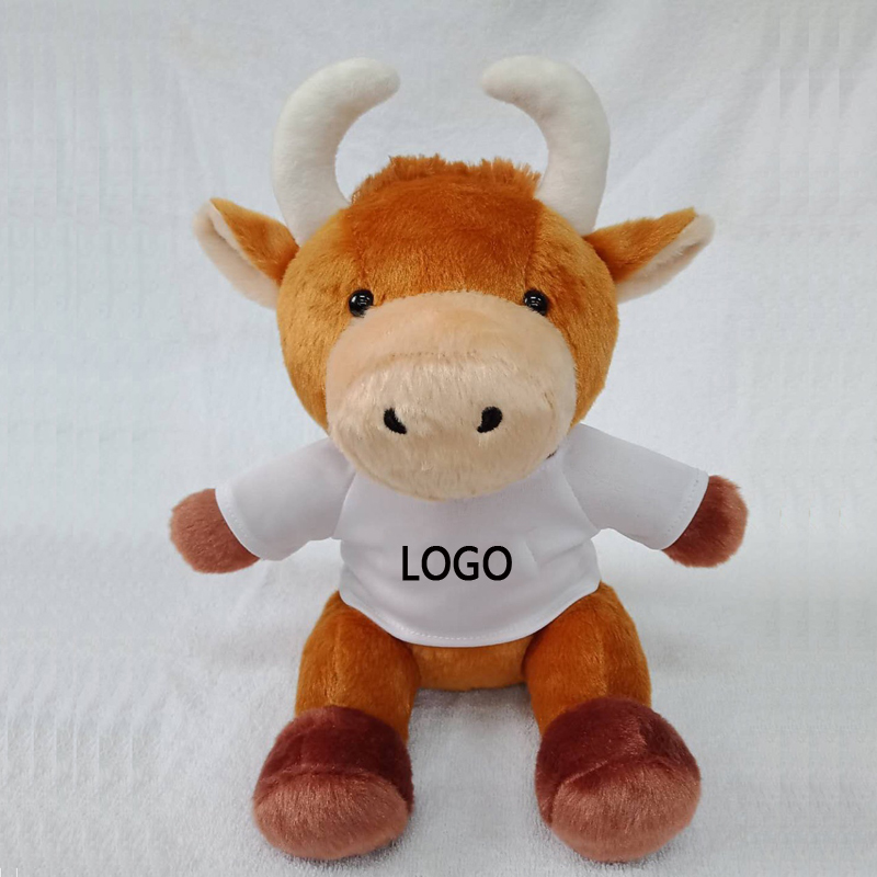 The super soft line bull stuffed animal, plush toy 3