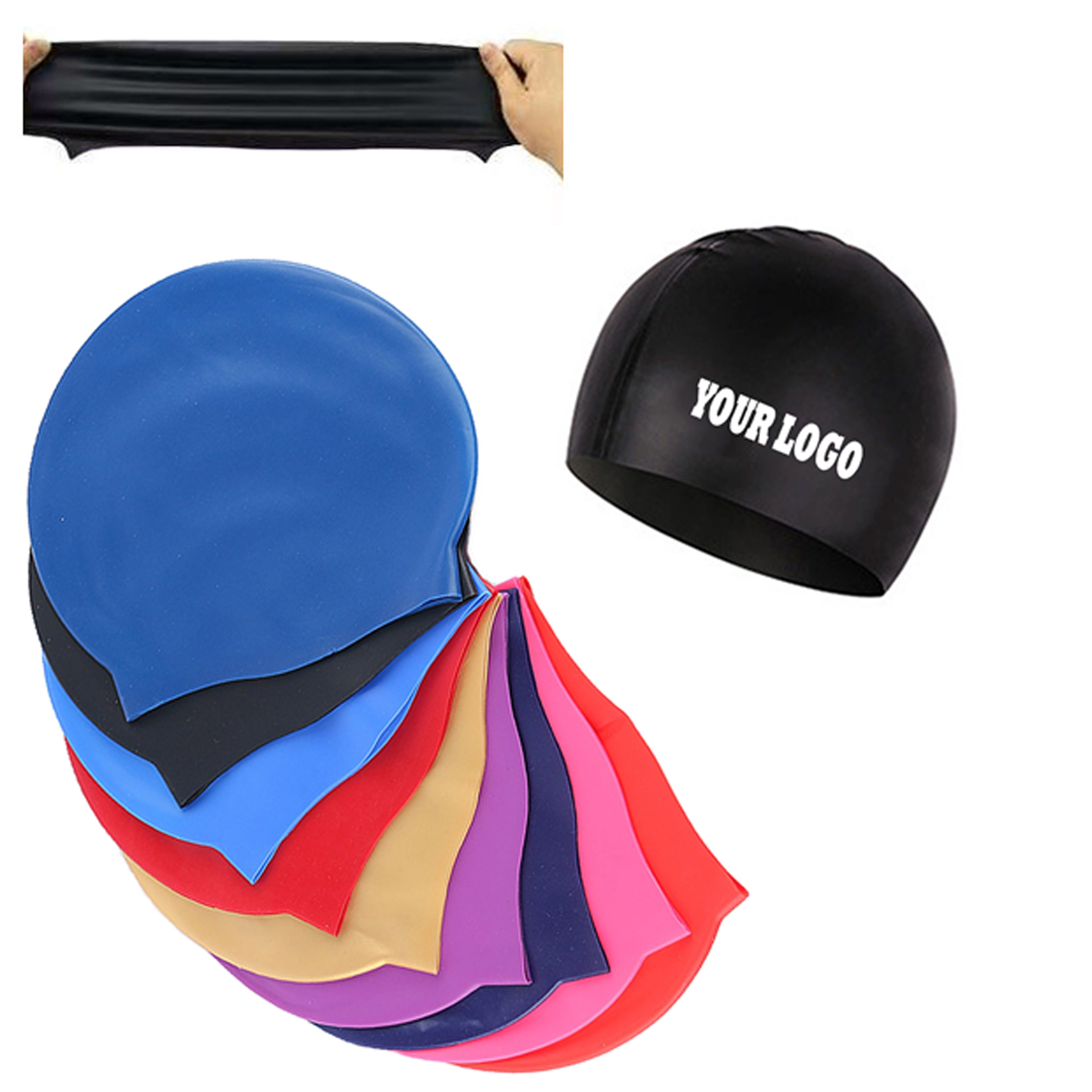 Soft Silicone Swimming Hat 2