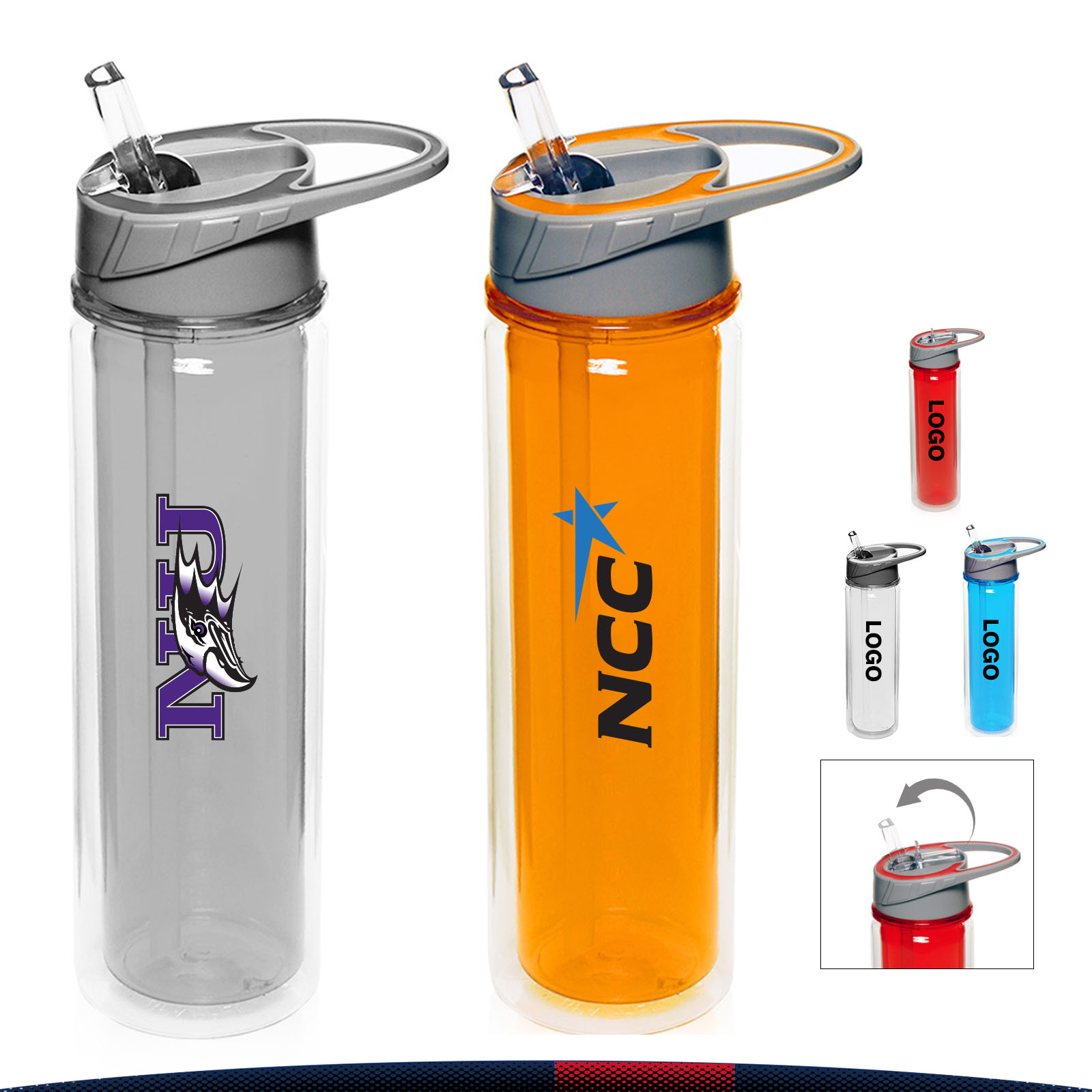 Lectil Plastic Water Bottle - 19 OZ. 6