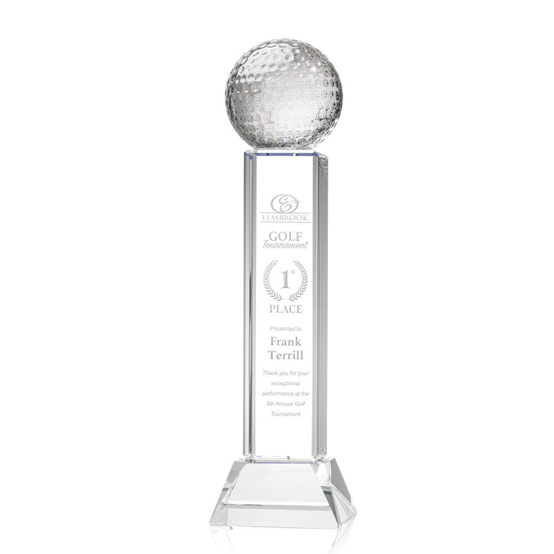 Golf Ball Award on Stowe Base - Clear 6