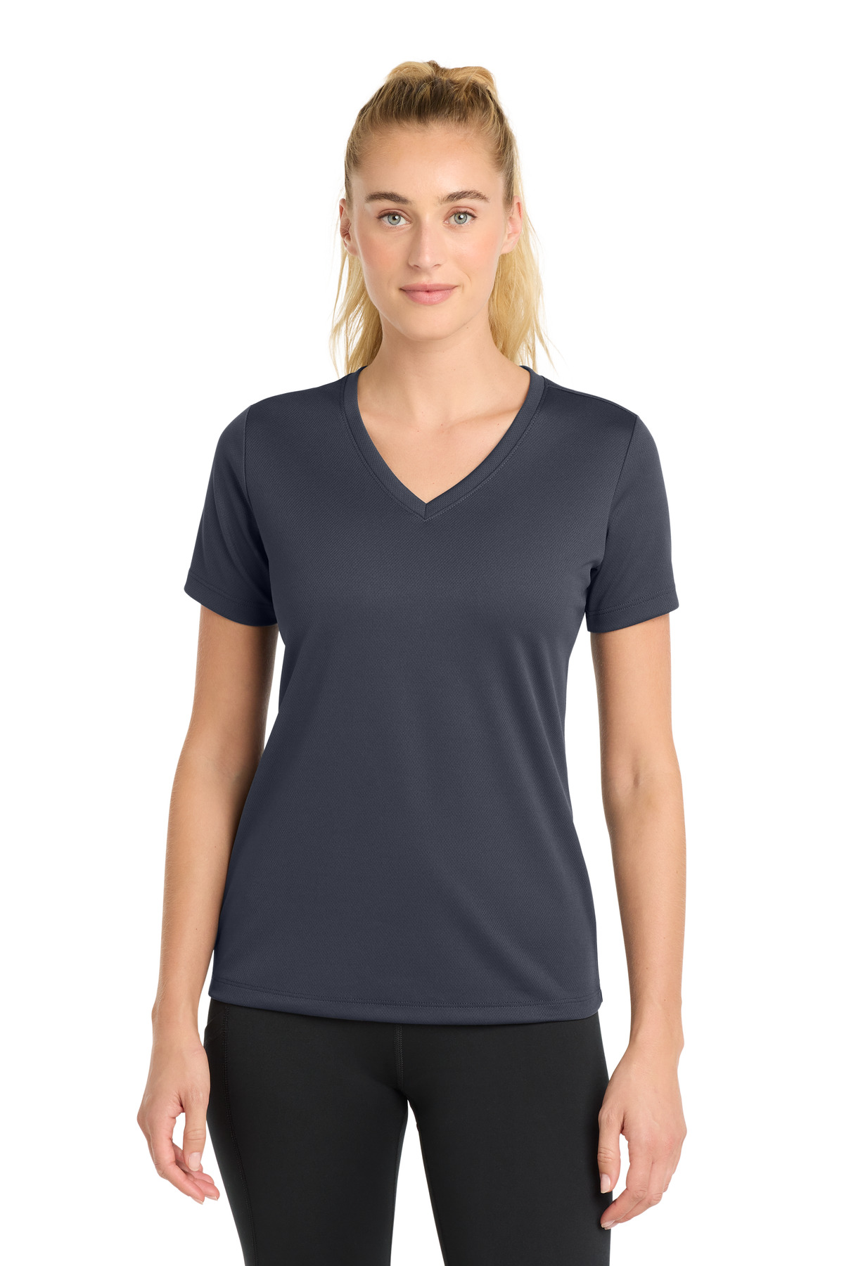 Sport-Tek Women's PosiCharge RacerMesh V-Neck Tee. LST340 96