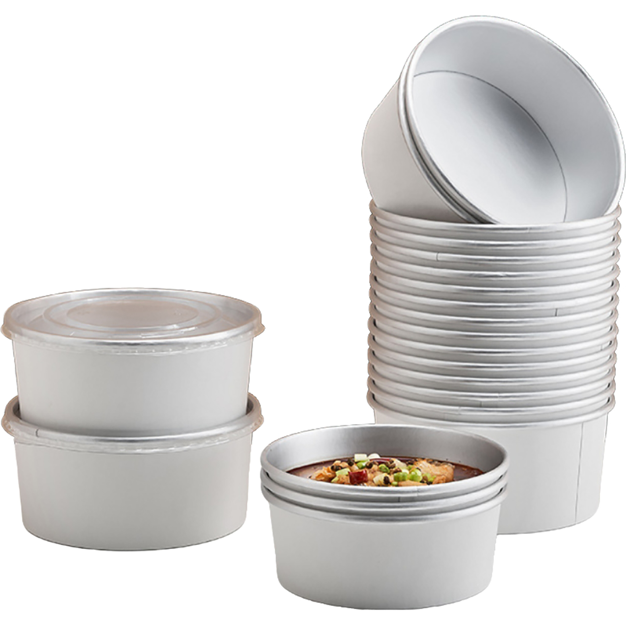 1000 Milliliters Of Food Grade Aluminum Foil Paper Bowls 5