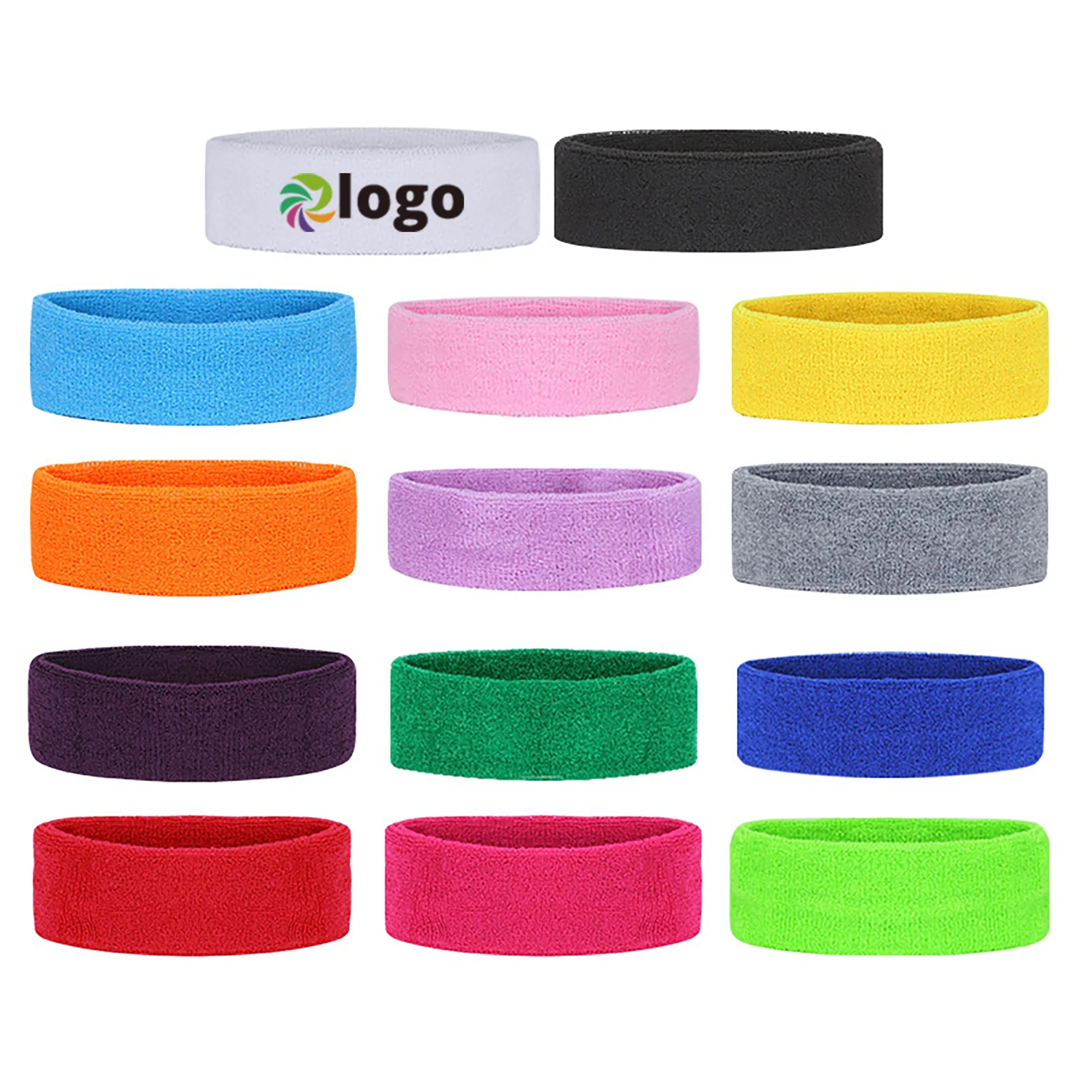 Terry Sports Headband Moq 50pcs
