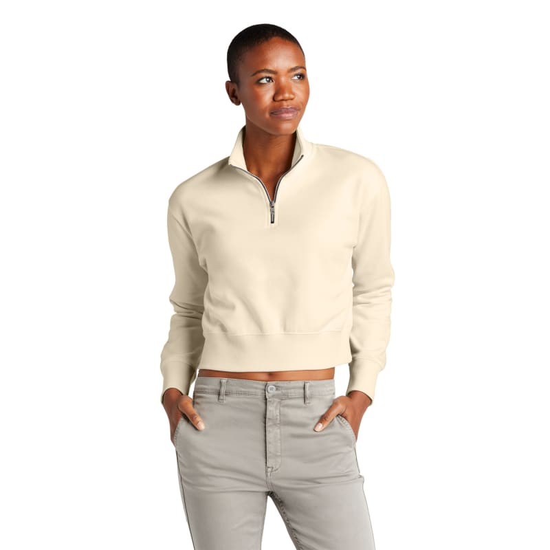 District Women's V.I.T. Fleece 1/2-Zip, custom hoodie or sweatshirt with logo imprint 8