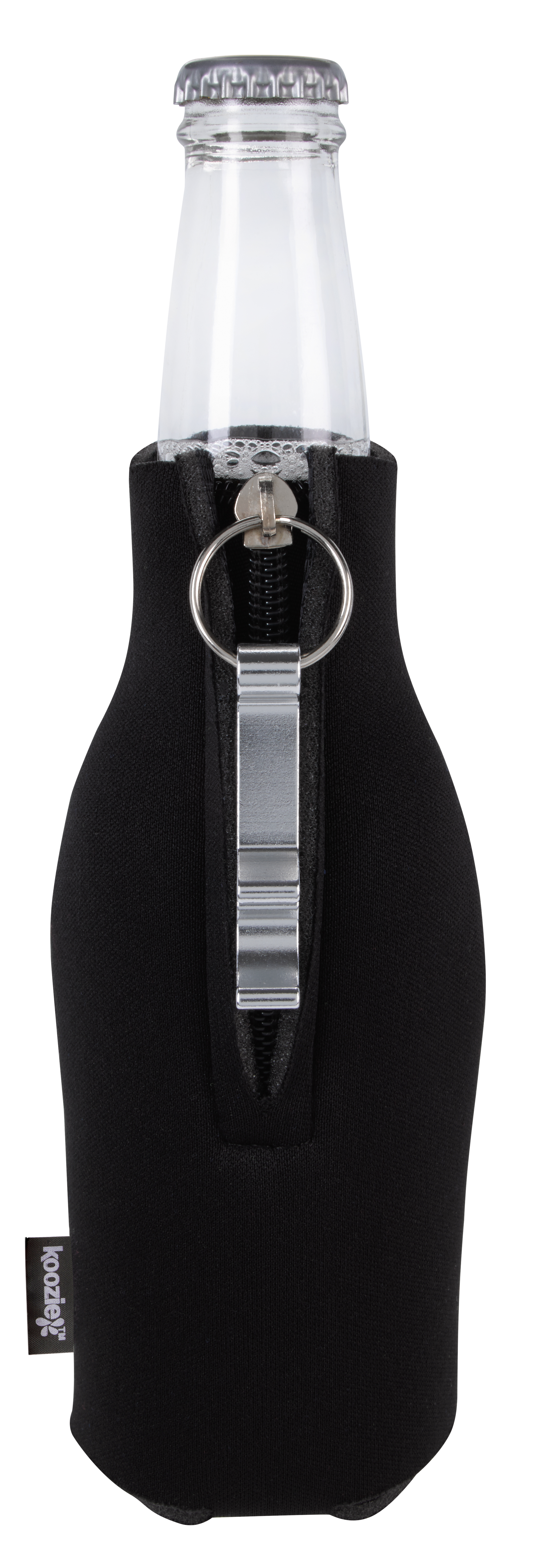 Zip-Up Bottle Cooler with Opener