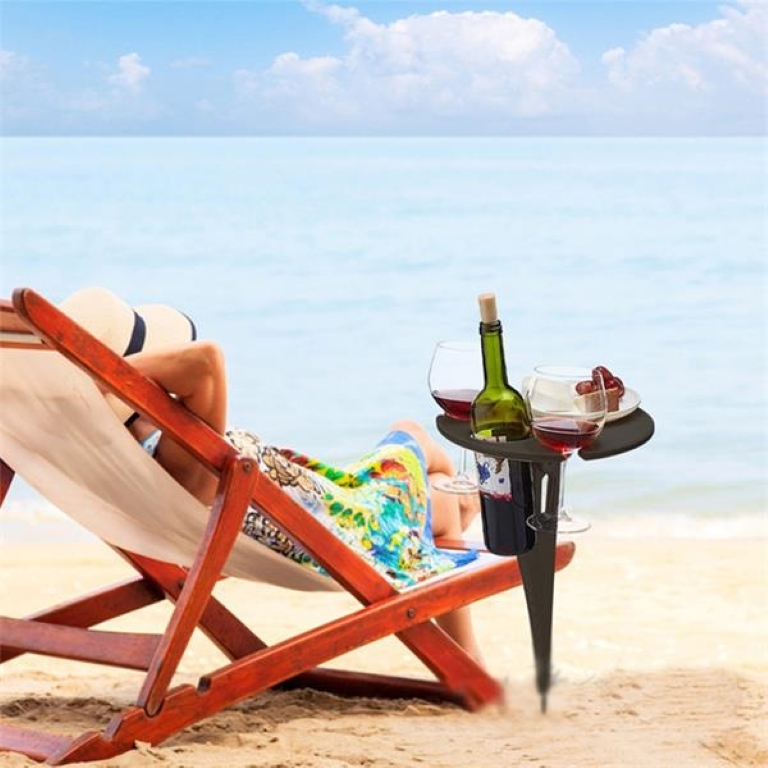 Outdoor Wine Table - Glass Rack 4
