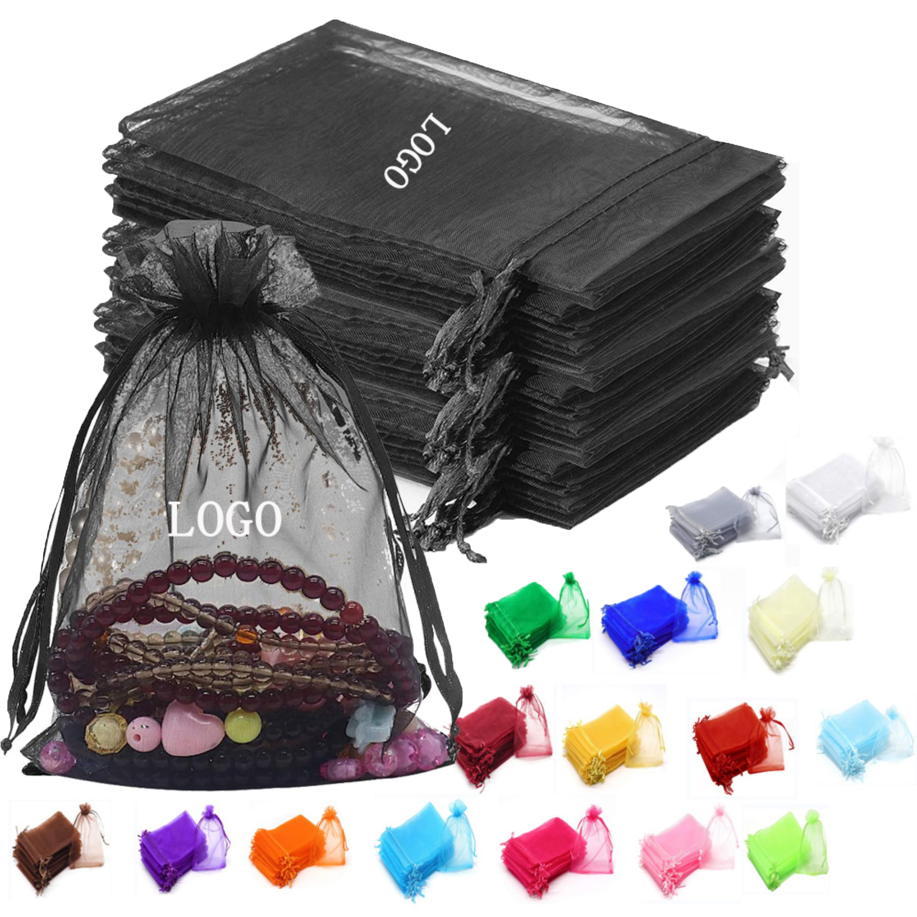 5x7 Inches Mesh Jewelry Pouch 1