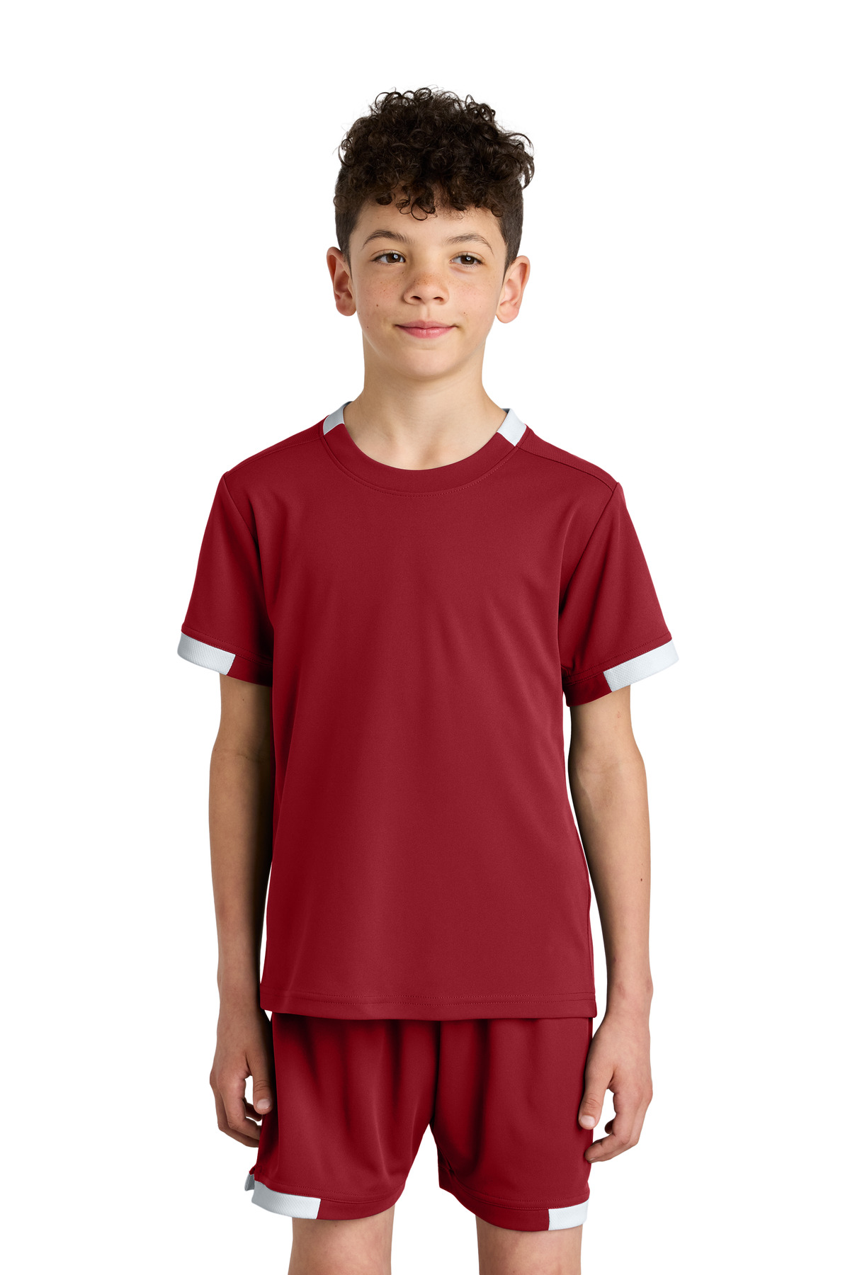 Sport-Tek Youth Club Short Sleeve Crew YST440 33