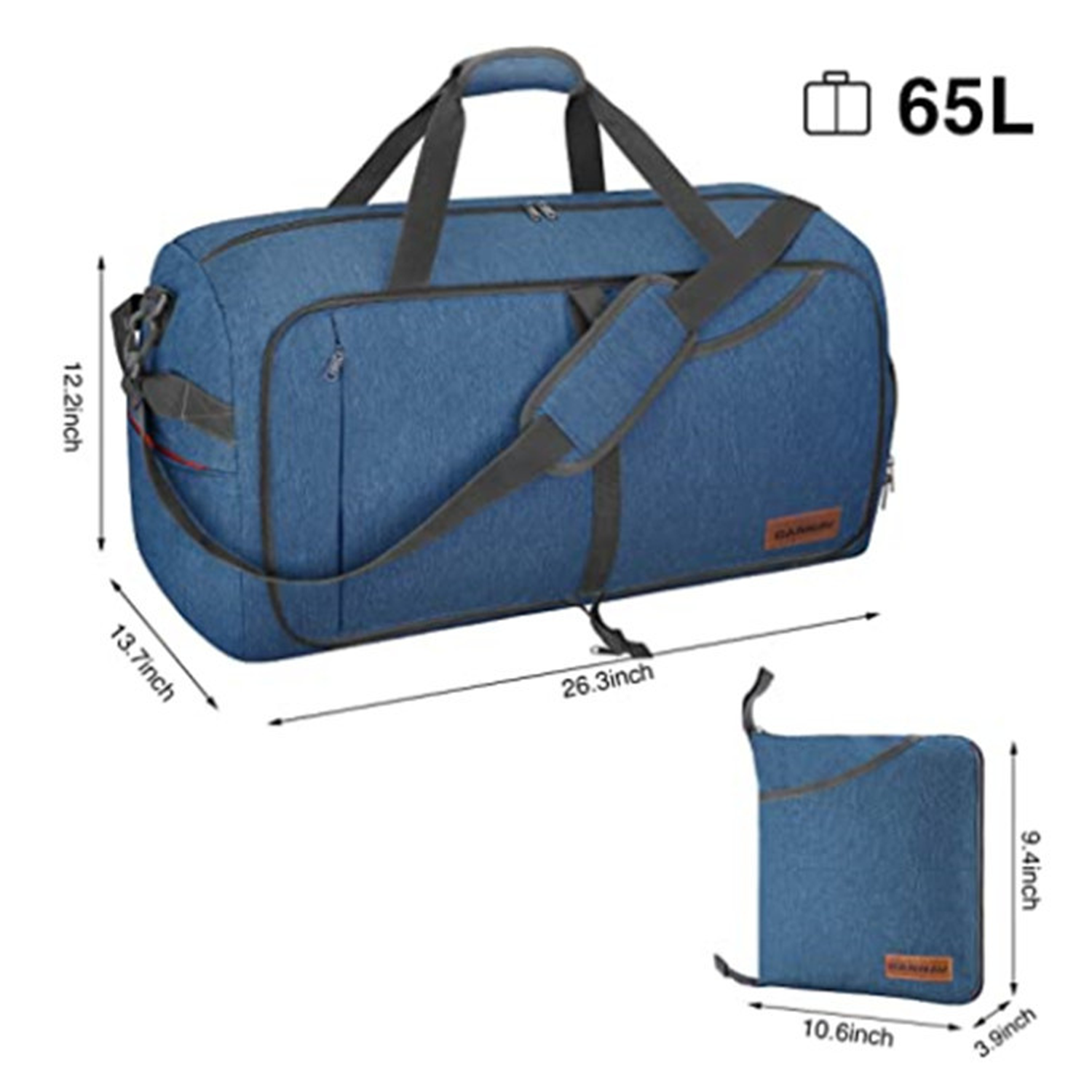 Foldable Weekender Duffle Bag 2