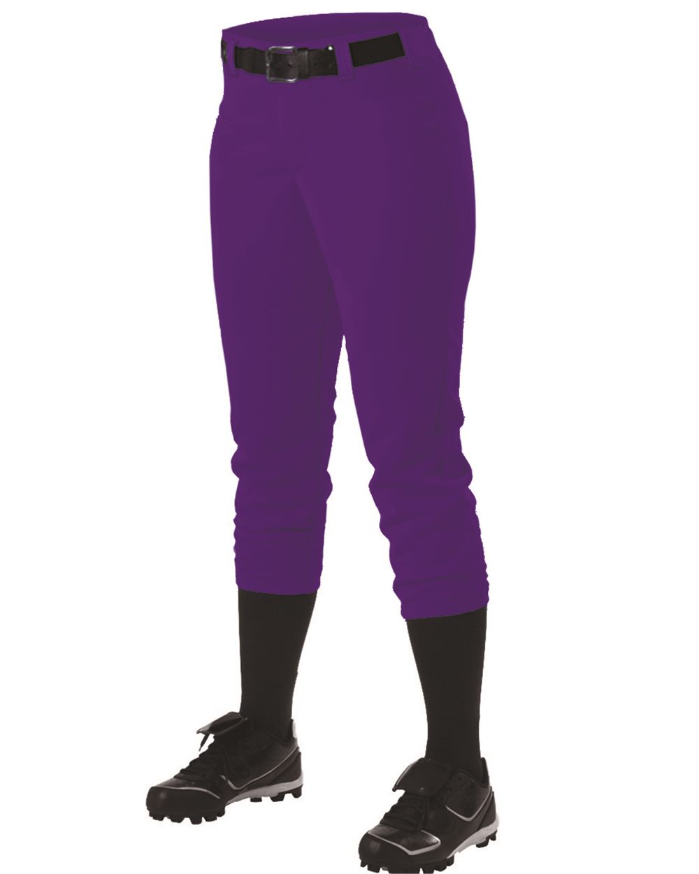 Girls' Fastpitch Softball Pants with Belt Loops - 605PBWY 11