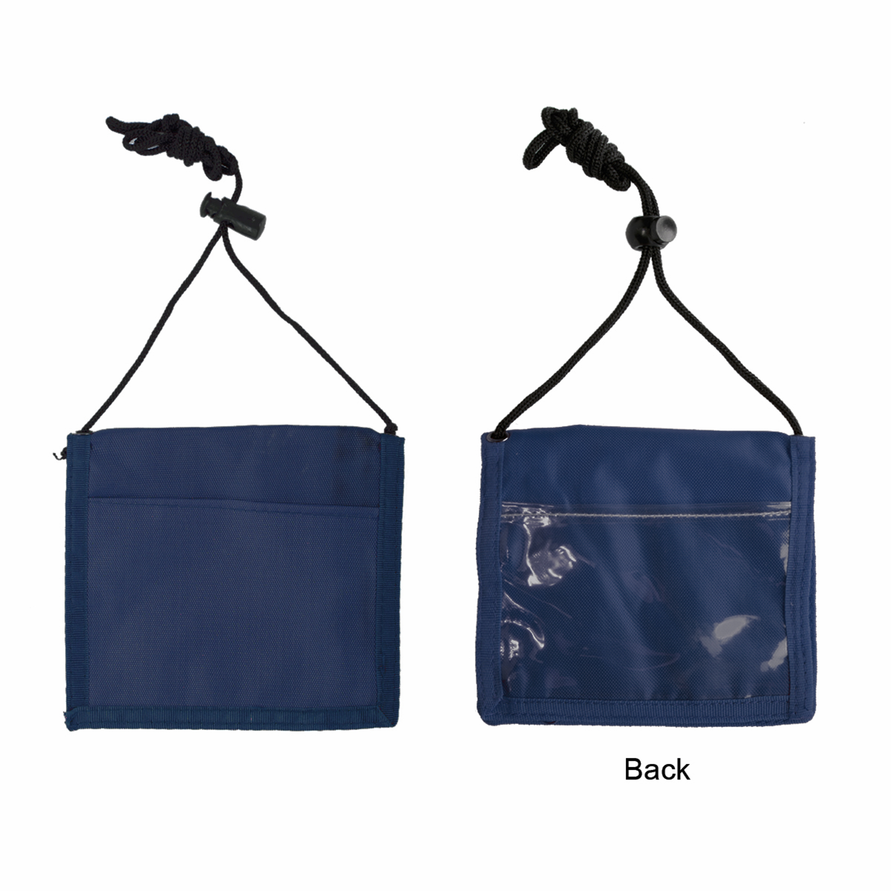 210D Nylon Bi-Fold Neck Wallet Badge Holders -Close out 13