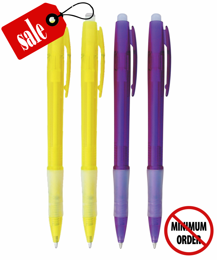 Closeout- Translucent Clicker with Frosty Grip 1