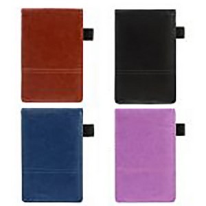 Leather Pocket Memo Notepad With Built In Calculator 10
