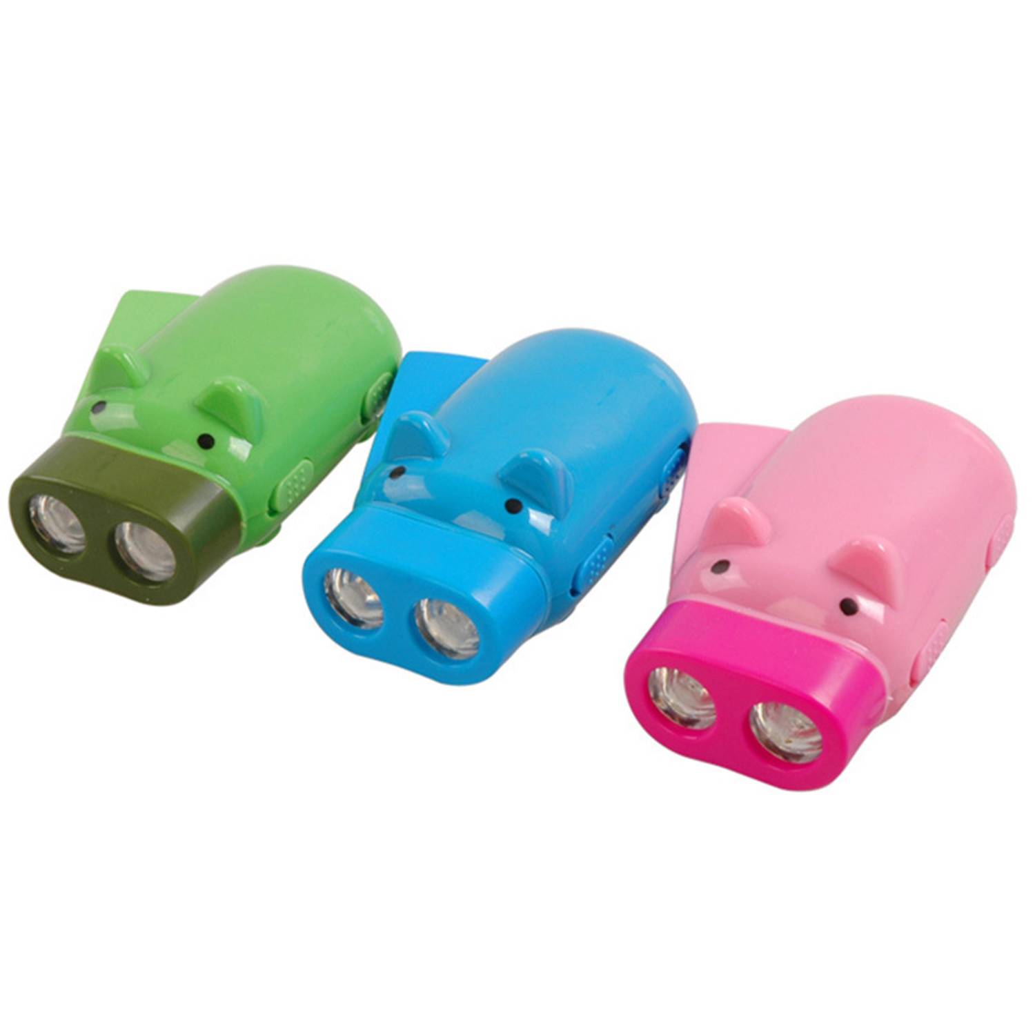 Pig Shape Hand Press Electric Flashlight 1