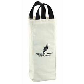 10 Oz. Natural Canvas Wine Tote Bag 1
