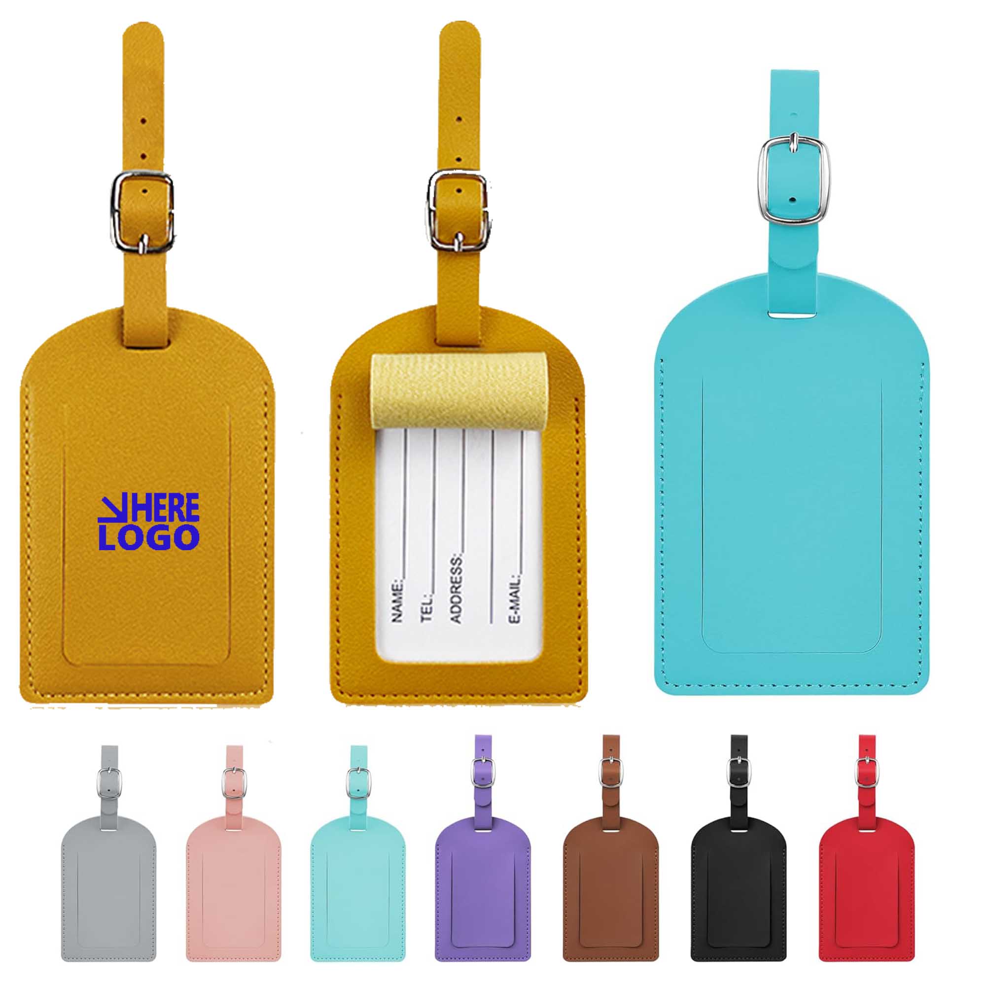 PU Leather Luggage Tag 1