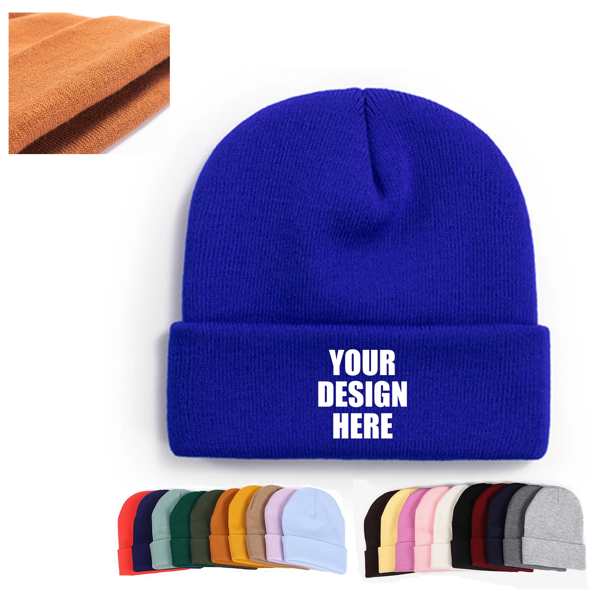 Knit Beanie Cap 1