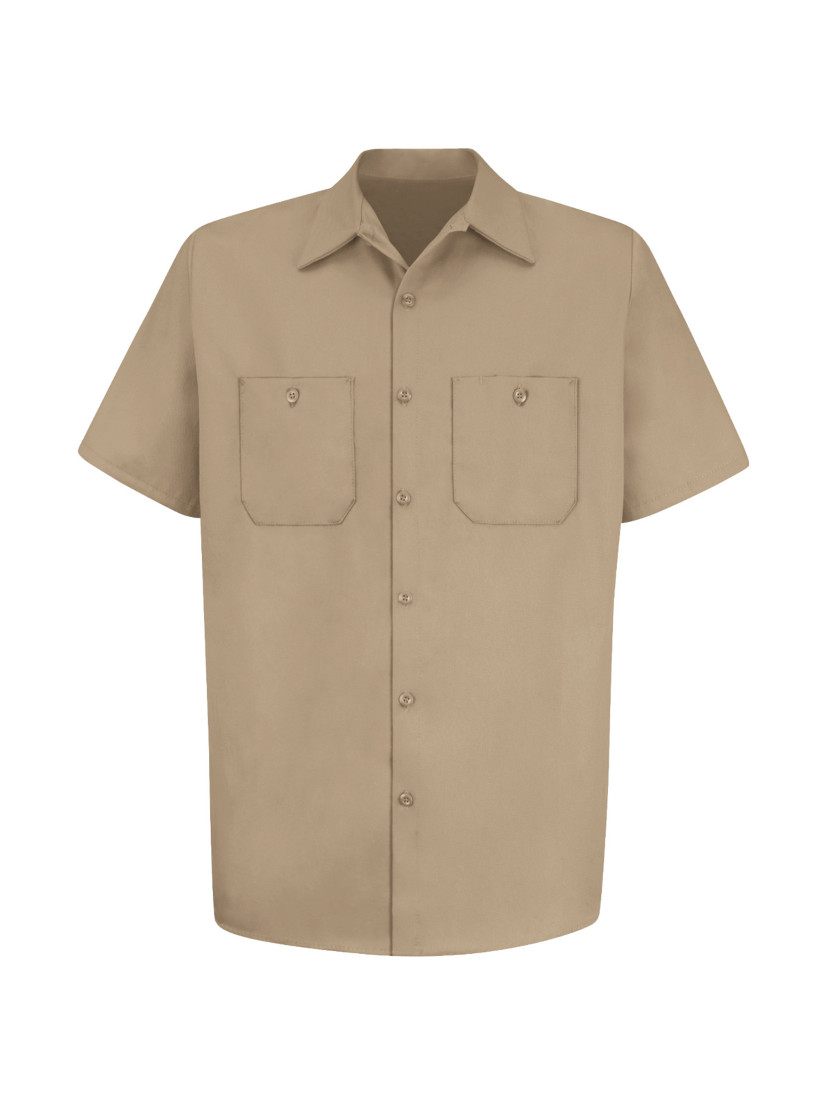 Red Kap Shirts -  Men's Short Sleeve Wrinkle-Resistant Cotton Work Shirt 10