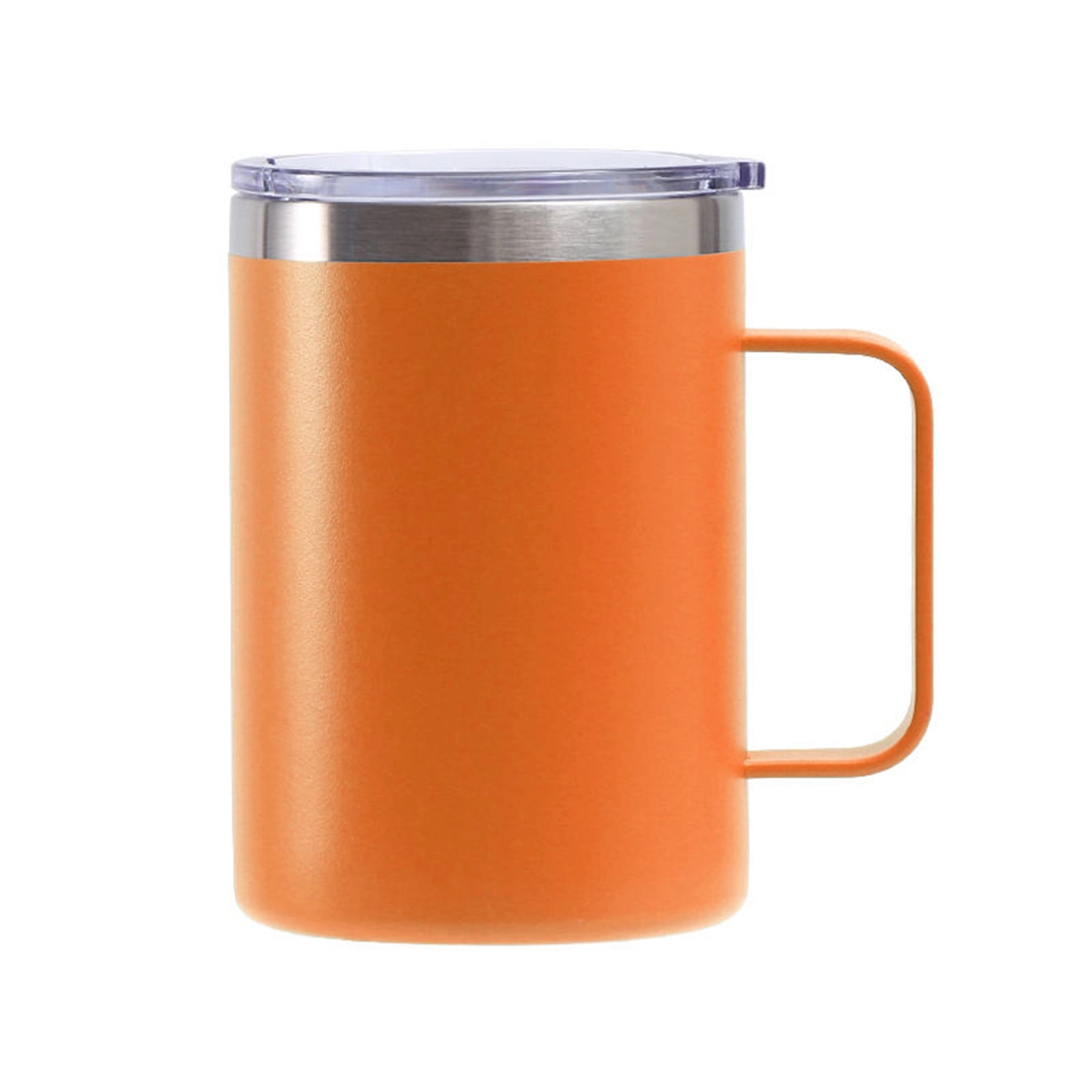 16 Oz. Vacuum Stainless Steel Coffee Mug with Handle & Lid 9