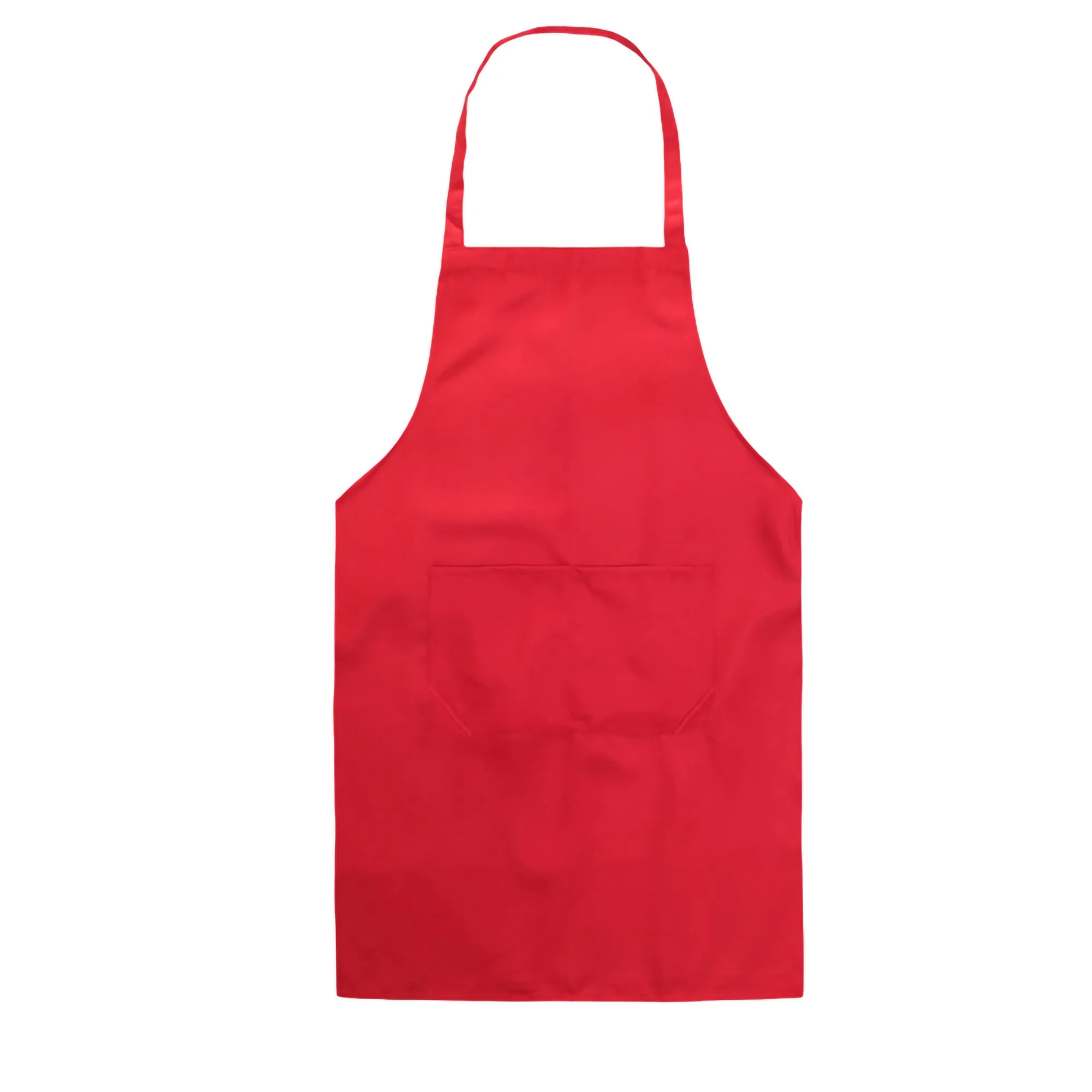 MOQ 50PCS Polyester Cooking Crafting Apron With Pockets 2