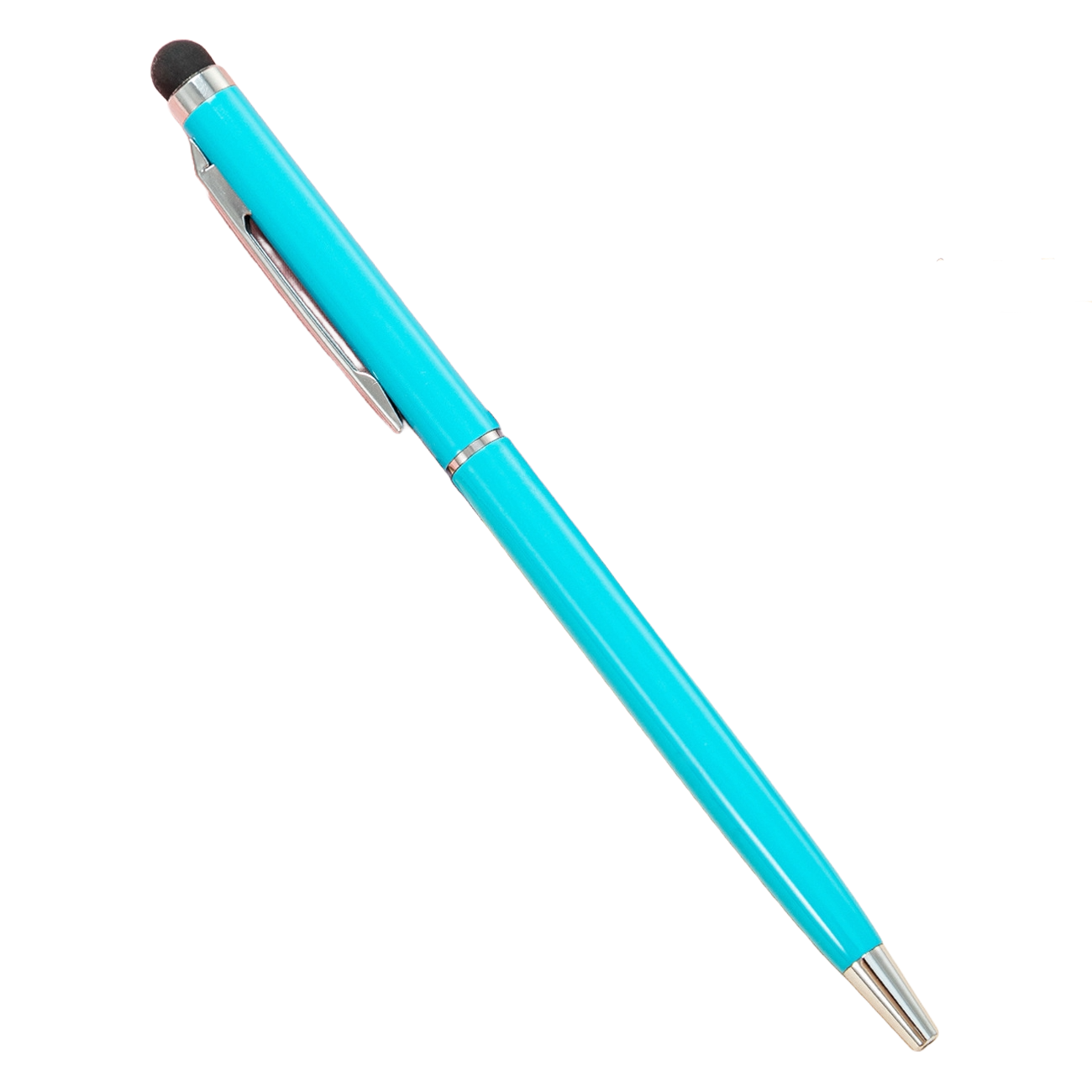 Twist Action Metal Ballpoint Pen W/ Stylus 7