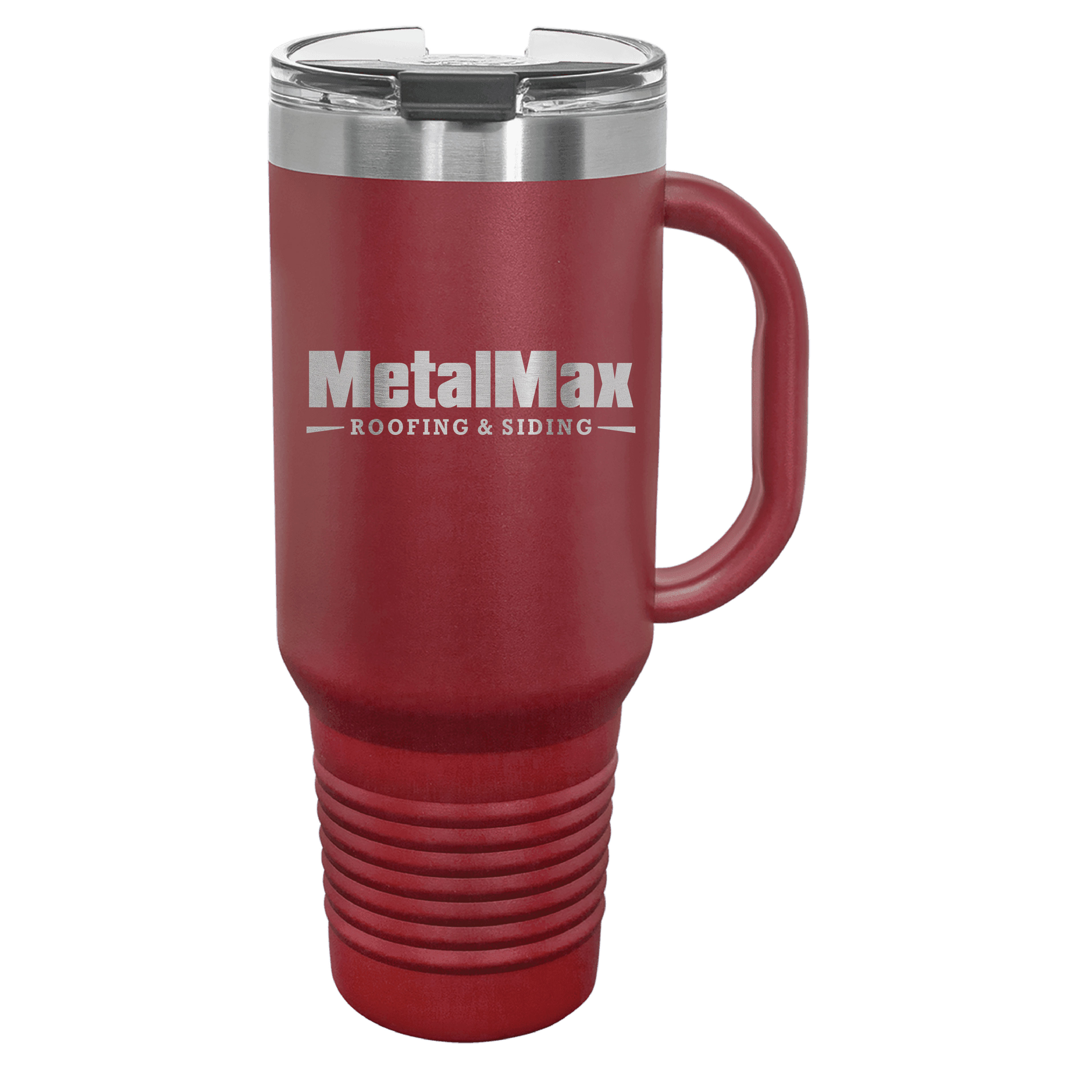 Polar Camel 40oz Stainless Steel Travel Mugs w/ Snap Lids 16