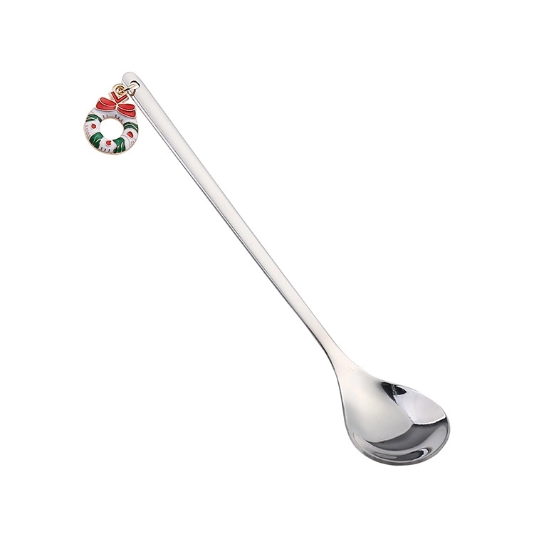 Christmas Stainless Steel Coffee Spoons Set 16