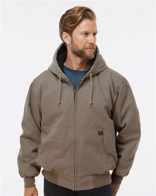 Men's Tall Cheyenne Boulder Cloth™ Hooded Jacket with Tricot Quilt Lining - 5020T 57