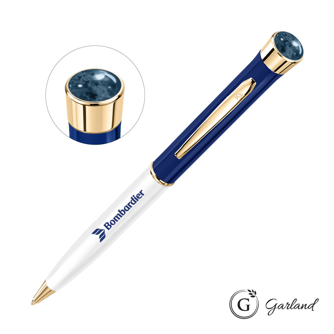 Garland® Patriot Aura Ballpoint Twist Pen - Gold Accent 1