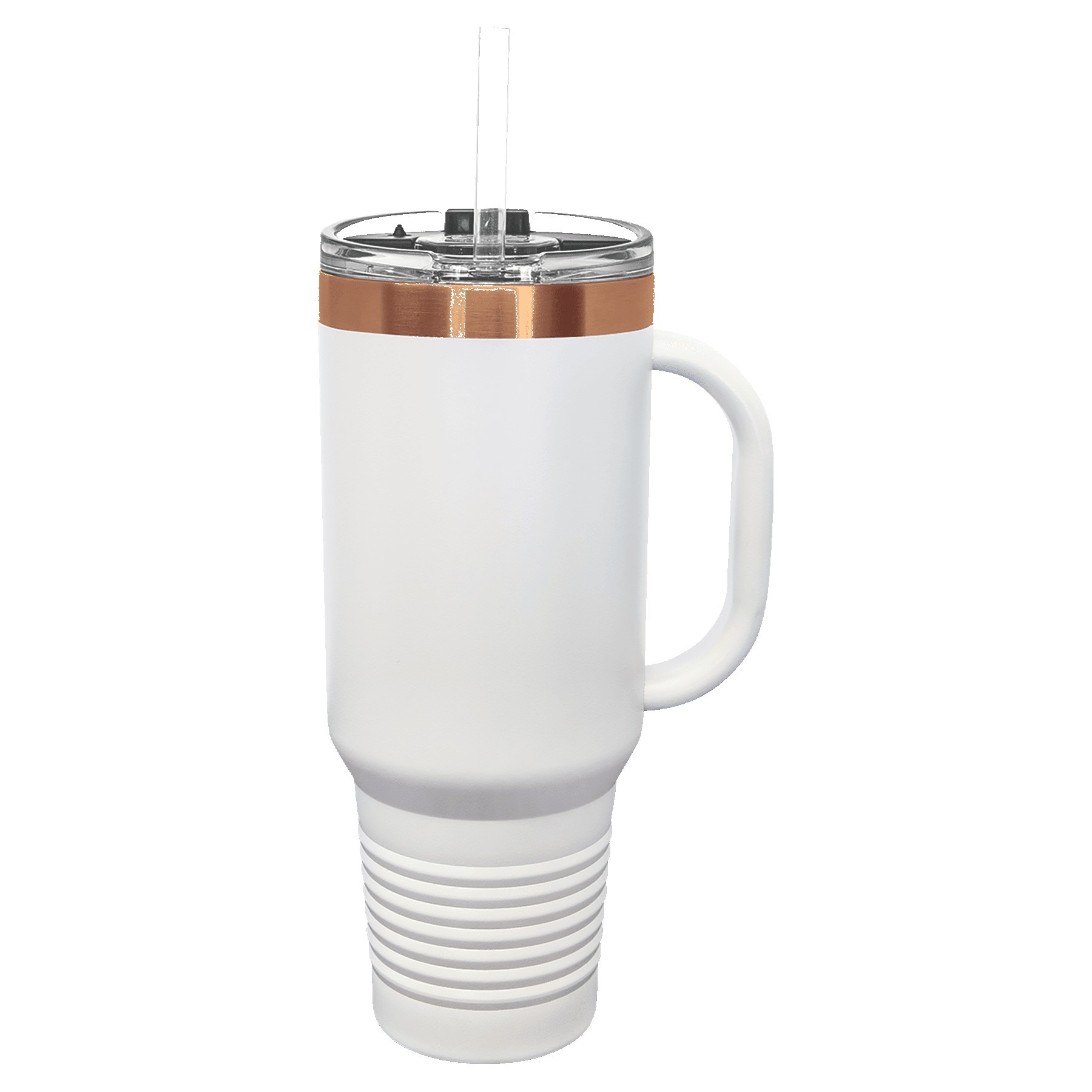 Polar Camel 40oz Rose Gold ION-Plated Travel Mugs w/ Straw 7