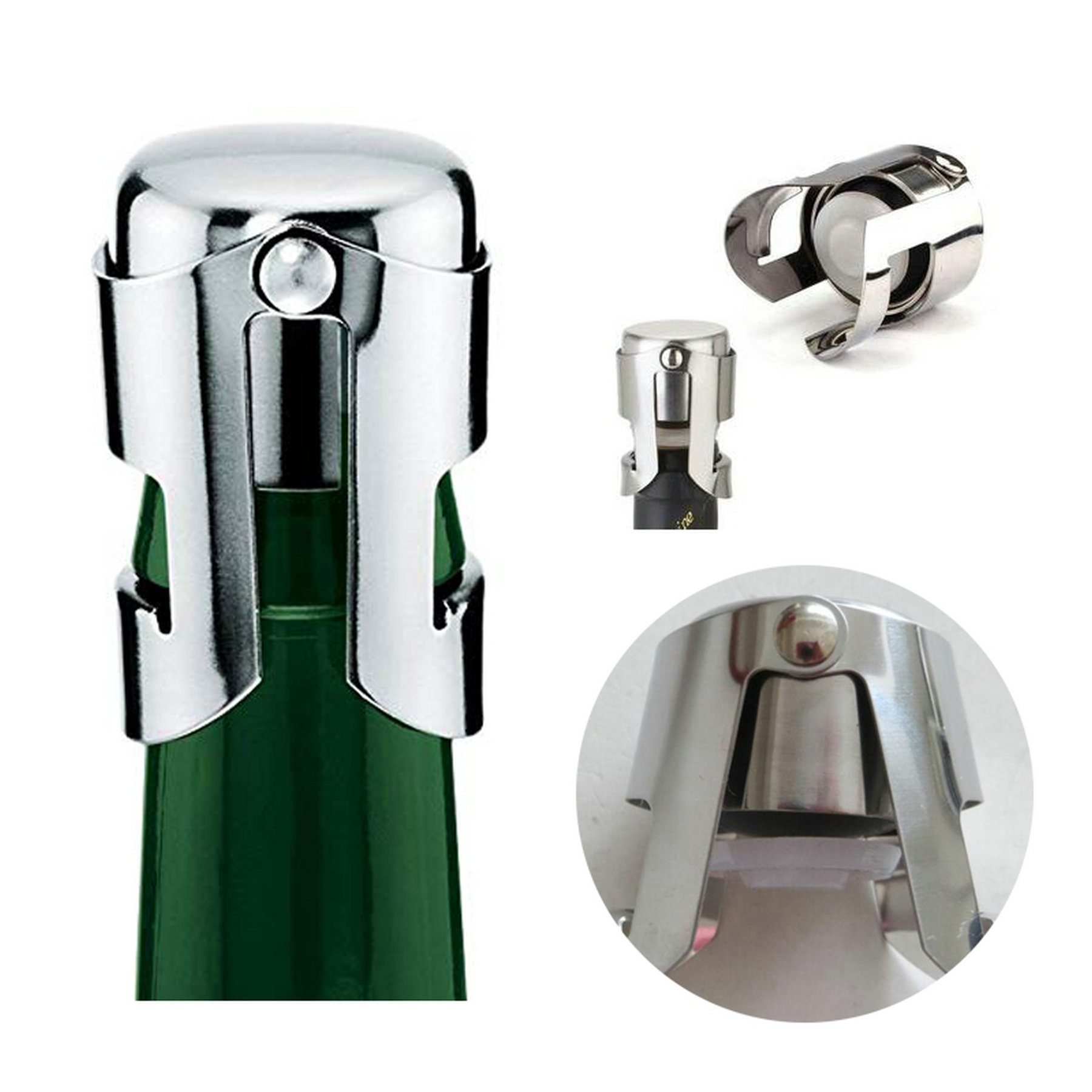 Stainless Steel Champagne stopper 1