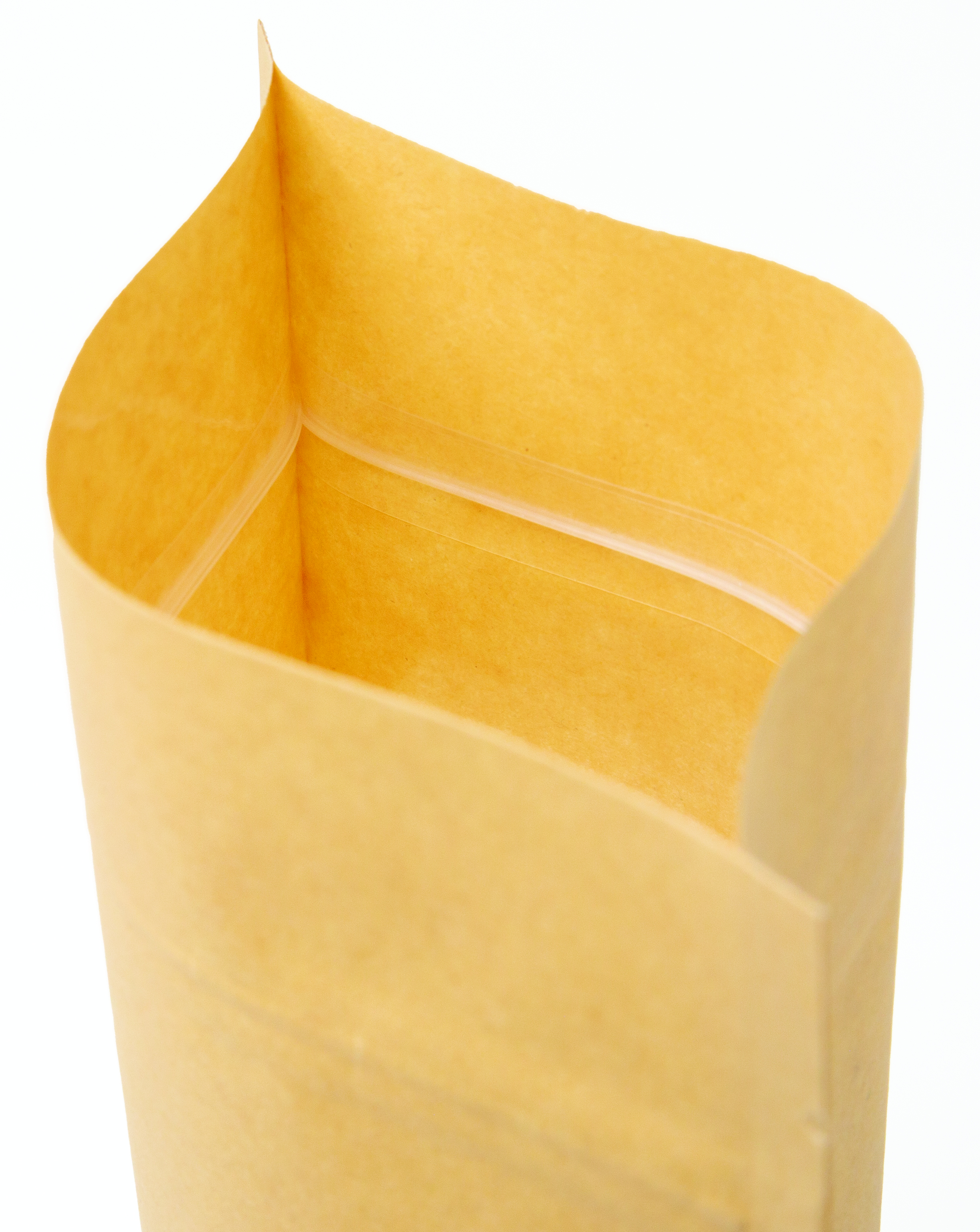 Full Color Stand Up Kraft Pouch w/Clear Back (4"W x 6"H 2"D) 5