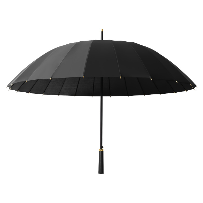 Pongee Auto Open Straight Umbrella 2