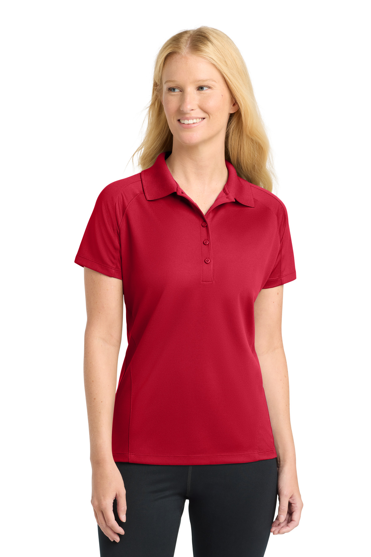 Sport-Tek Women's Dri-Mesh Pro Polo. L474 43