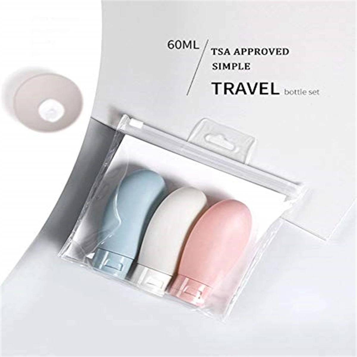 3-Pack 2 Oz/ 60Ml Travel Size Bottles 3