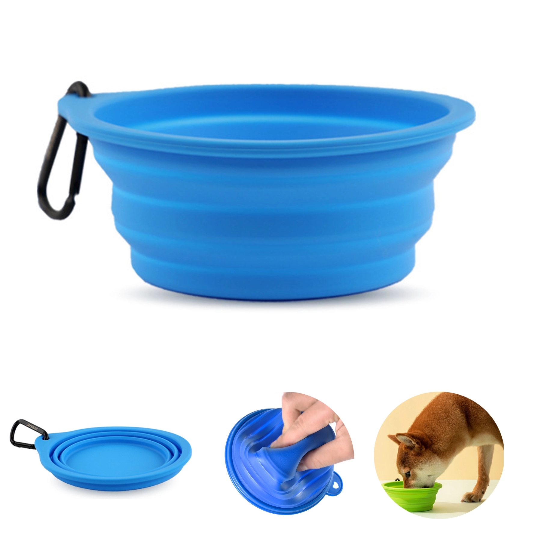 Collapsible Silicone Pet Bowl 1