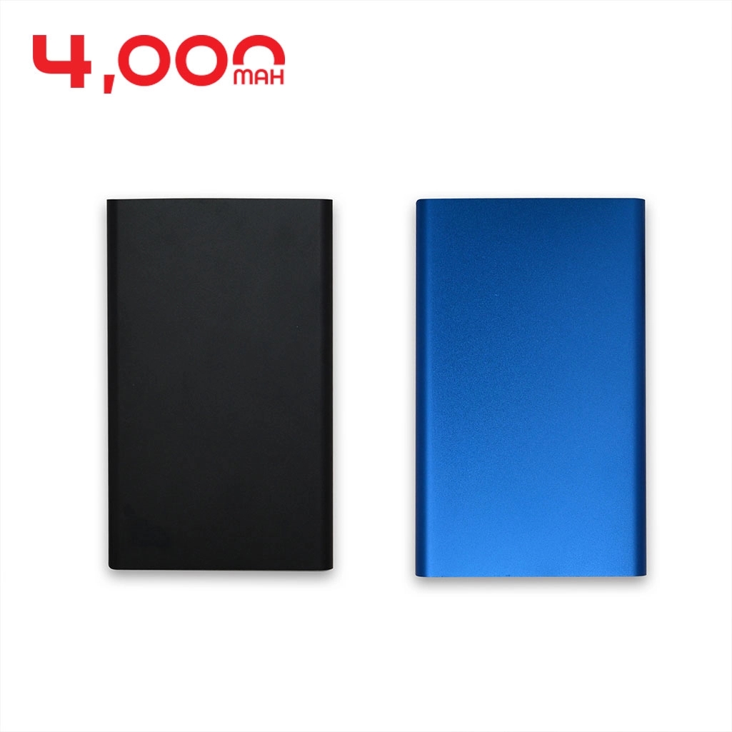 Aluminum 4,000 mAh Portable UL Certified Charger Power Bank 2