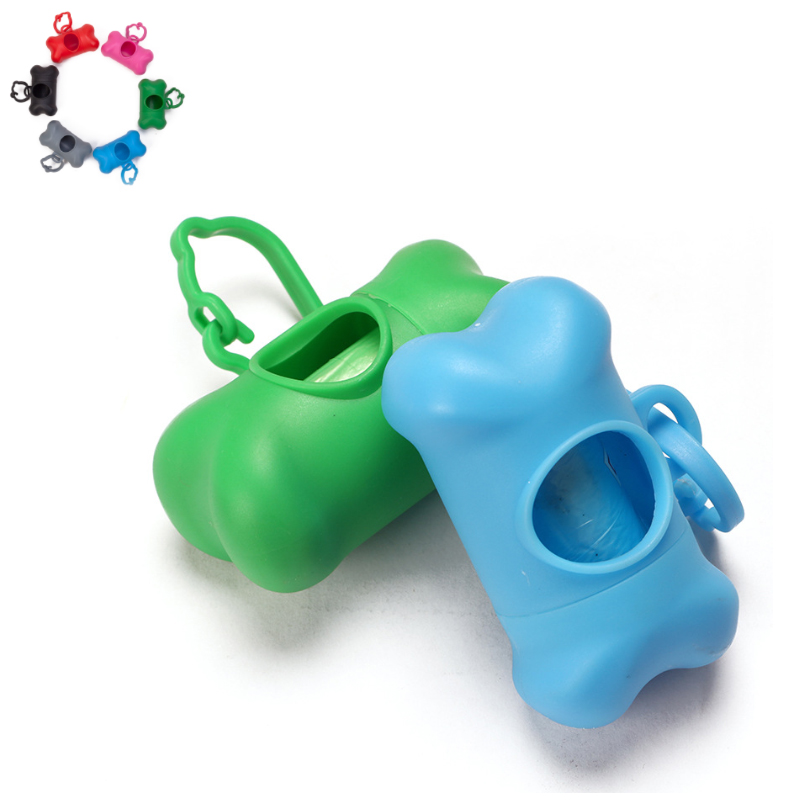 Disposable Pet Waste Bag w/ Bone Shaped Case 3