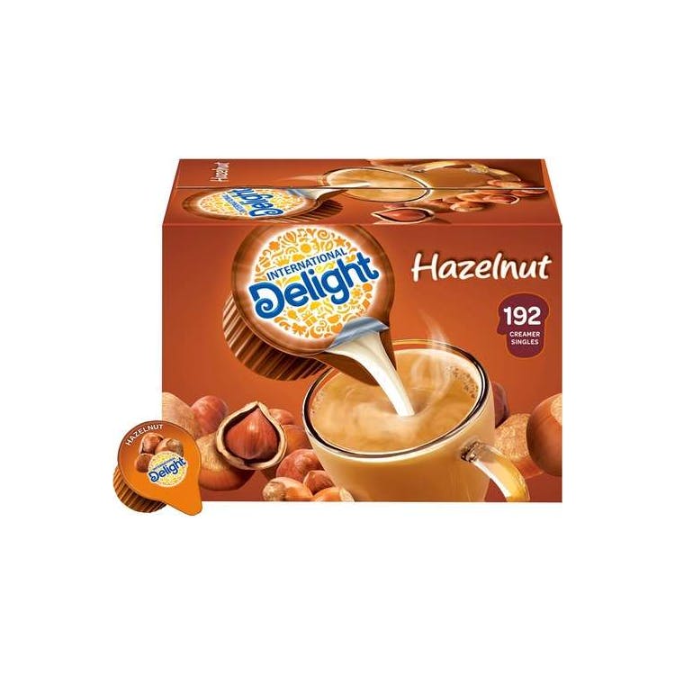 International Delight Hazelnut Creamer Singles -192 Pack 2