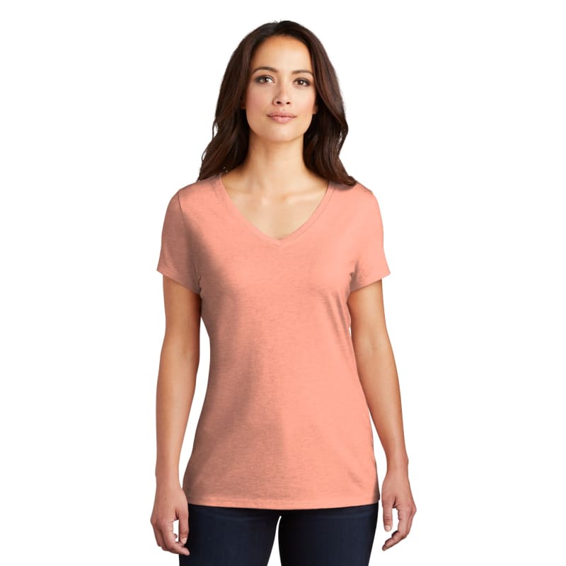 District Women's Perfect Tri V-Neck Tee. 37