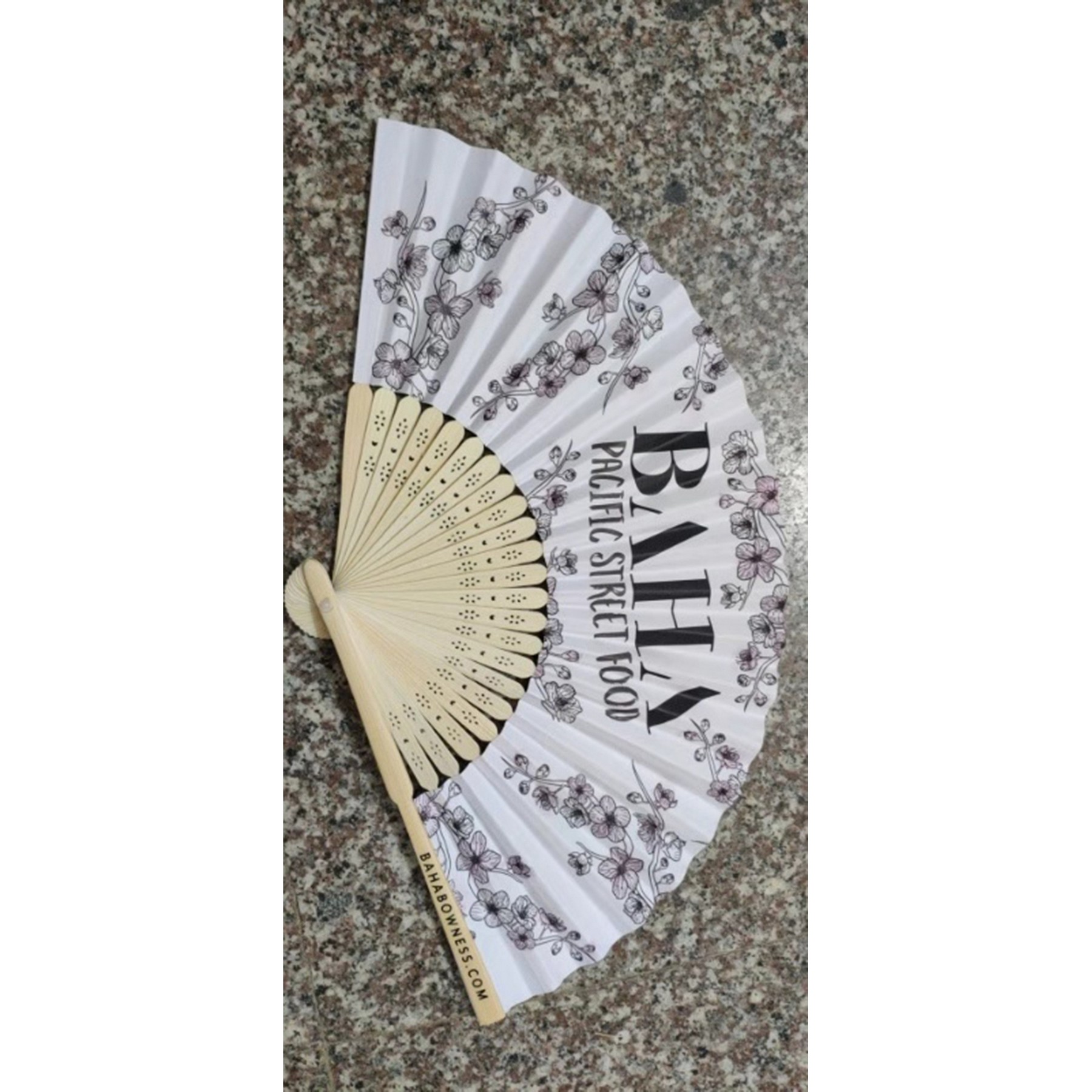 Custom Bamboo Folding Paper Hand Fan 3