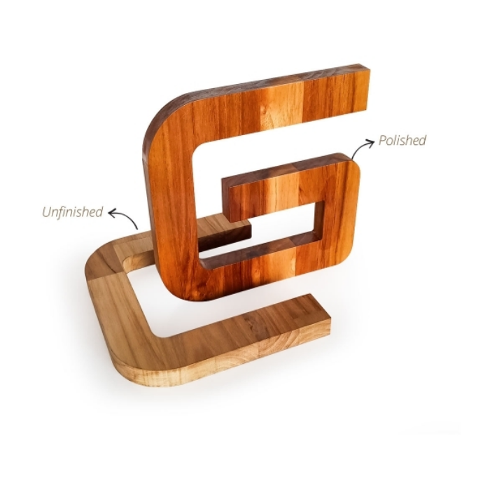 Teakwood Letters and Numbers 1