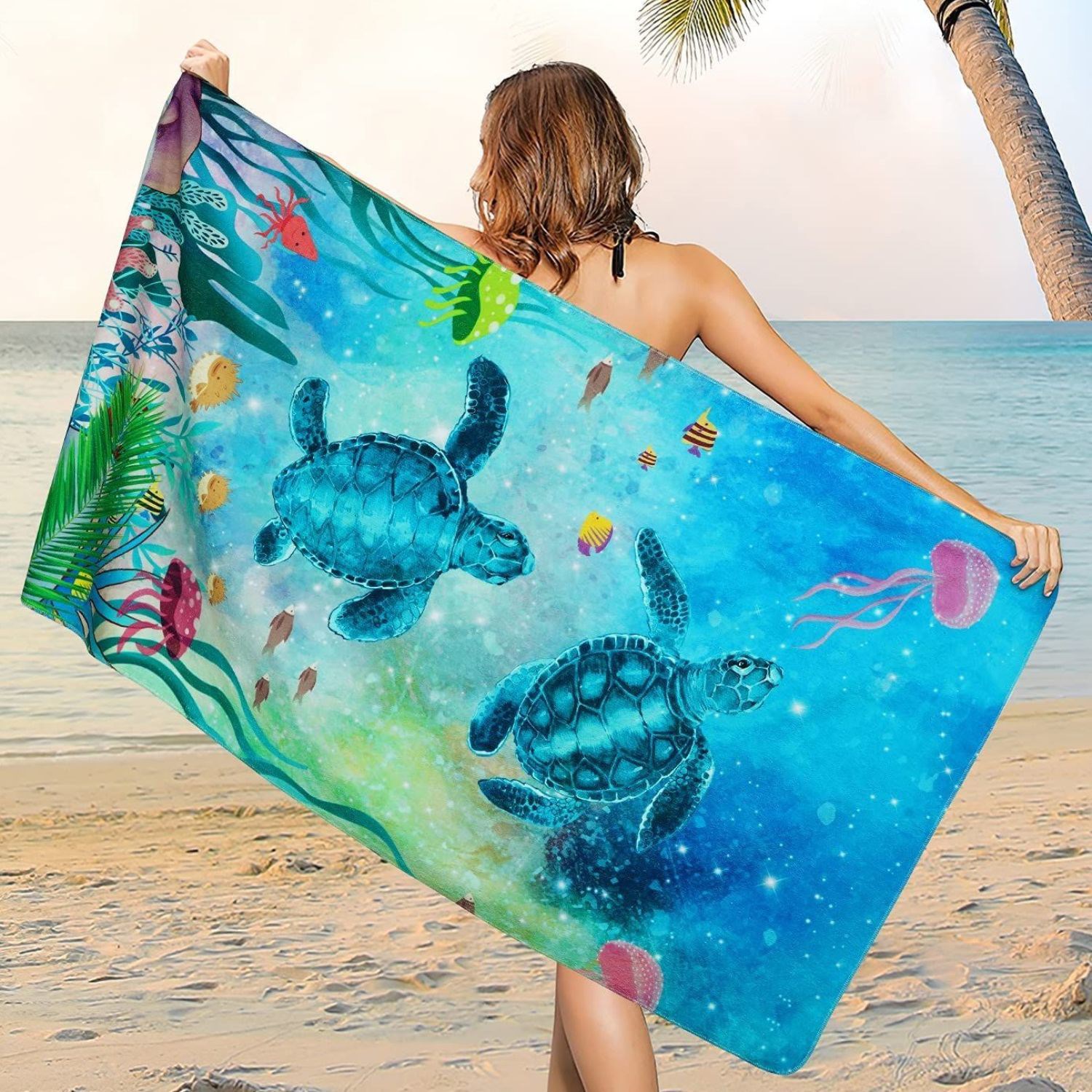 25"x 50" Sublimated Heavyweight Microfiber Beach Towel 7