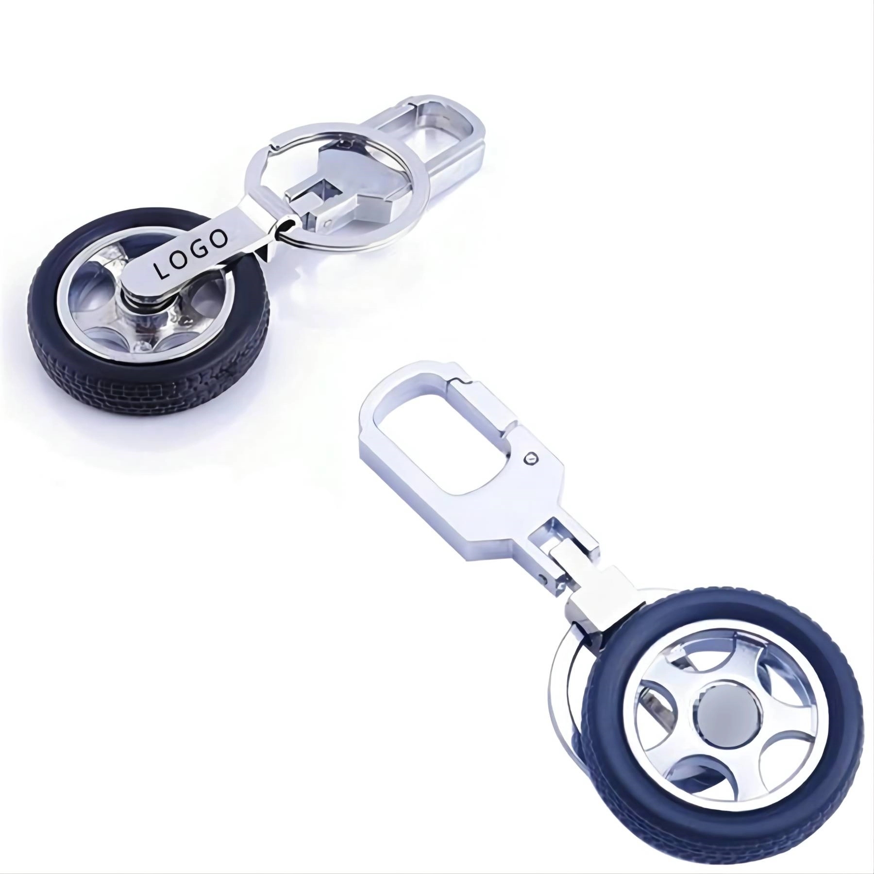 Rotatable Tire Key Chain 1