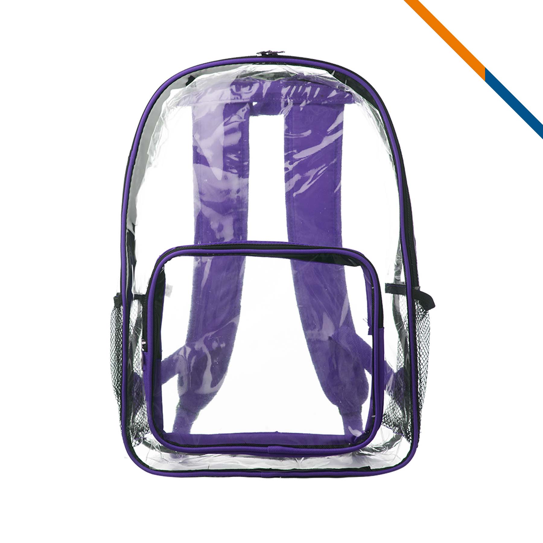 Leroy Clear Backpacks, custom backpack with logo imprint 2